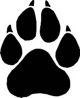 graphic: panther paw